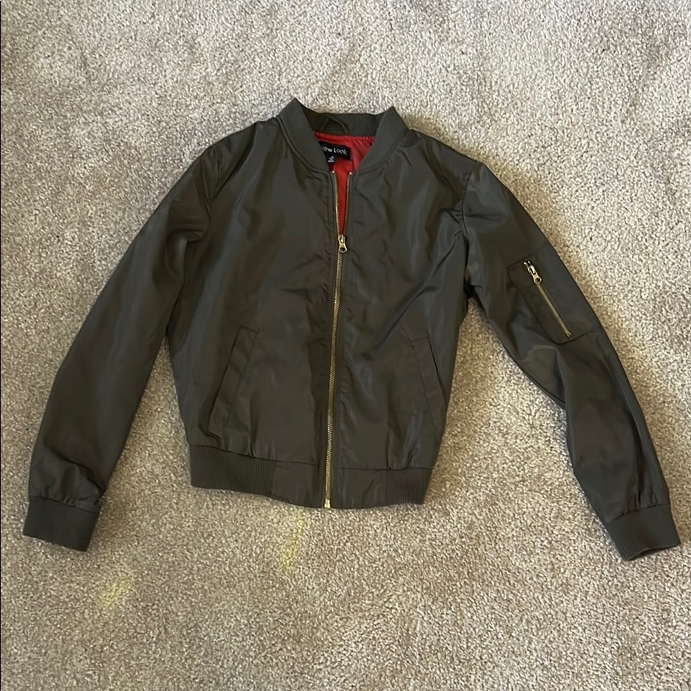 Olive Women’s Bomber Jacket